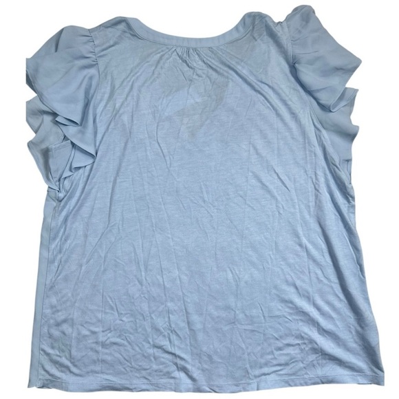 LOFT Ruffled Sleeve Blouse - Picture 4 of 6